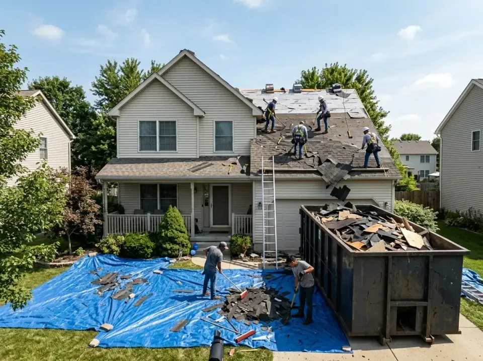 roof-replacement-debris-remova-004 — frequently asked questions, Cheapest Dumpster Rentals in Fairwood, MD